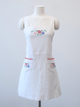 needlepoint apron dress 