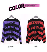 stripe punk box knit (2color)