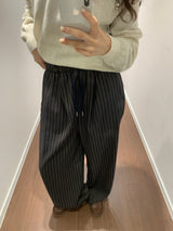 Foy Stripe Slacks(2color)
