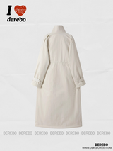 Royal Long Stand Bomber Jacket Fur Coat
