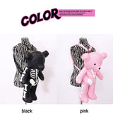 sick teddy-bear backpack (2color)