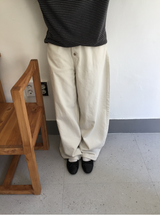 ホップボタンバルーンフィットコットンパンツ（3c）