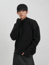 Hand warmer mockneck knit 5color