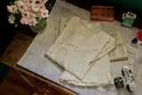 ULLALA PAJAMA Bella Short-sleeve Twp-piece Cream[24149WTSSN]