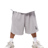M-TP Logo Super Wide Bermuda Pants Gray