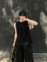 Jin Rivet Pocket Sleeveless (Overfit)