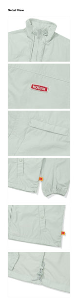 (Women) ICE POP Cropped Stand-Neck Jacket【MINT】