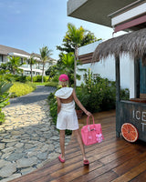 フード付き バックレス ジップアップ＆ショーツ ツーピースセット