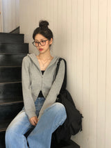 [BELLIDE MADE] RADD, KNIT TWO-WAY ZIP-UP PARKER