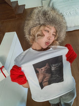 Catty Neko Loose Fit Short Sleeve