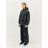 クラシックフーディー - Washed Black