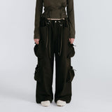 POCKET CARGO PANTS / BLACK