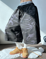 WINGS🪽 RIVET CAMOUFLAGE BERMUDA🩶💚💙🖤2COLOR
