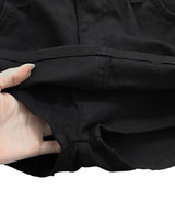 Studded Cotton Low Skirt Pants