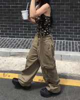 Brown Y2K cargo pants