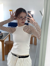 DOT SEE-THROUGH T-SHIRTS