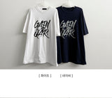Gerty Vintage lettering boxy fit short-sleeved T-shirt