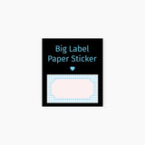 Big label + Split memo paper sticker SET