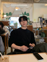 Log velvet round knitwear