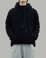 Moko Wool Hoodie (Black)