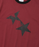 ツインスターリンガーSS Tシャツ バーガンディー(CV2FMUT549A)