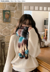 Winter Pompon Big Muffler (2color)