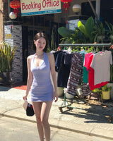 [ luavo ver.2 ] nouveau & lavender halter mini / long ops