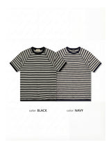 Dador waffle diagonal henley neck short sleeve t-shirt