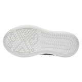 Silver Textured Low Top Sneakers, Unisex Lace Up Casual Shoes