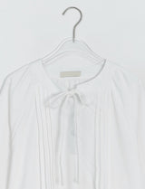 Rohigh Pintuck Shirring Layered Blouse One Piece