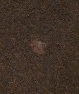 TWO TONE BOUCLE KNIT CREWNECK BROWN(CV2EFUK604A)