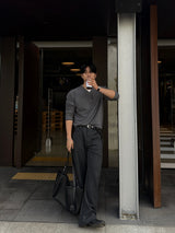 Avan stripe rivet slacks