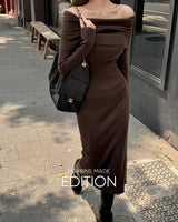 MADE. Helan knit long dress