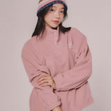 FLEECE PULLOVER T-SHIRT (Pink)