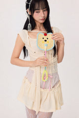 Dear Days Detachable Skorts (Cream)