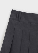 [MADE] Pretzel Pleated Midi Skirt