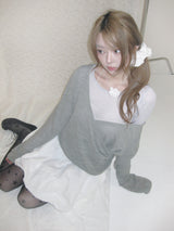 Off-Shoulder Loose-Neck Hoodie