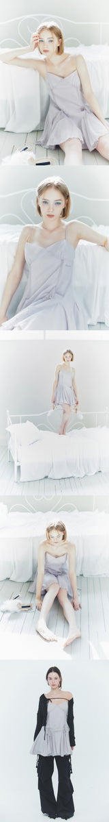 ARIEL LACE DRESS light grey