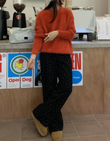 FLOWER DOT DENIM PANTS code 23001