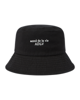 25FW BASIC LOGO BUCKET HAT BLACK