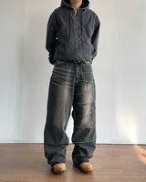 Denim Hooded Jumper