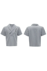 V-Neck Padded Track Shirt