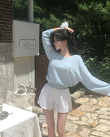 [MADE/夏ver.] Fluffy Basic Round Knitwear