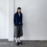 Crinkled Textured Long-Sleeve Shirt