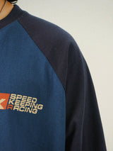 AN Raglan Velo Lettering Long Sleeves Sweatshirt