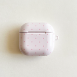 petal dot glossy hard airpods case