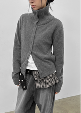 [MADE] Rieto High Neck Wool Knit Cardigan