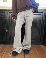 ミューダン フリース ブーツカット トレーニングパンツ