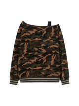 NYX FLUFFY OFF SHOULDER KHAKI