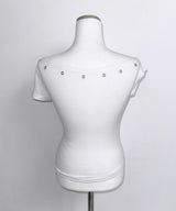 Eyelet Off Tee (3colors)